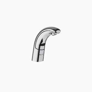 Optima Battery-Powered Deck-Mounted Single Hole Touchless Bathroom Faucet in Polished Chrome