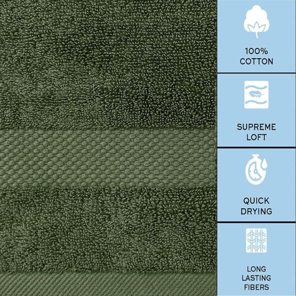 onsen towel グリーン Amazon.com: COZYART Formal Green Bath Towel Set 6 Piece
