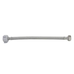 1/2 in. FIP x 7/8 in. Ballcock Nut x 12 in. Braided Stainless Steel Toilet Supply Line
