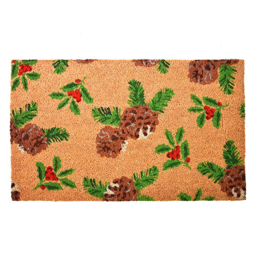 Calloway Mills Winter Wonderland 24 in. x 36 in. Coir Door Mat