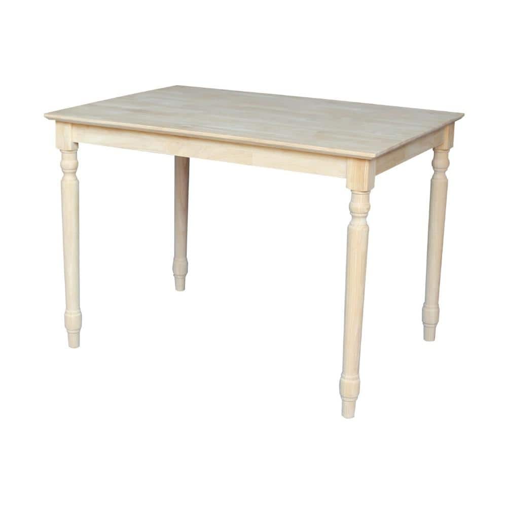 Cottage Charm Extendable Solid Wood Dining Table in Rustic Finish