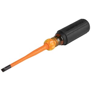 1/4 in. Cabinet, 4 in. Shank Slim-Tip Insulated Screwdriver