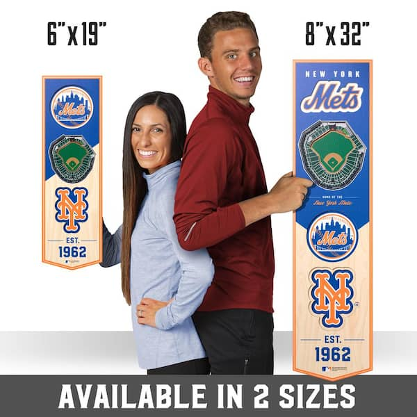 Officially Licensed MLB New York Mets Uniform Mat 19 x 30