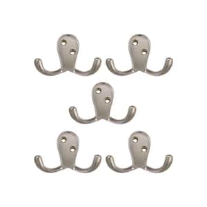 Liberty 1-13/16 in. Satin Nickel Double Wall Hook (4-Pack) VPDPHK-MN-U -  The Home Depot