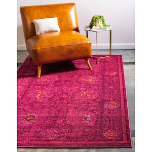 Medici Salamanca Fuchsia 5' 0 x 8' 0 Area Rug