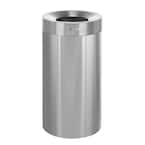 THE CLEAN STORE 65 l Stainless Steel Open Top Commercial Grade Trash ...