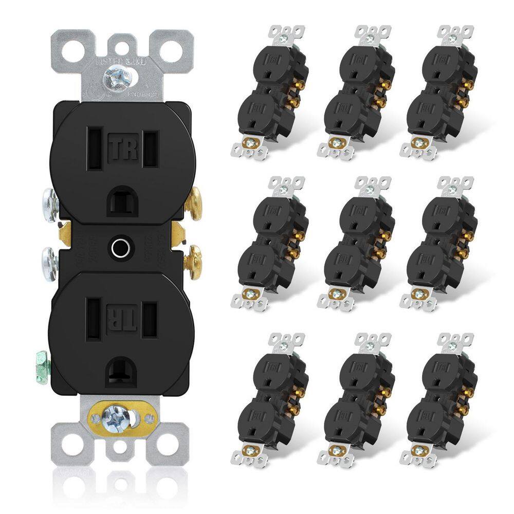 ELEGRP 15 Amp 125-Volt Residential Grade Self Grounding Tamper ...