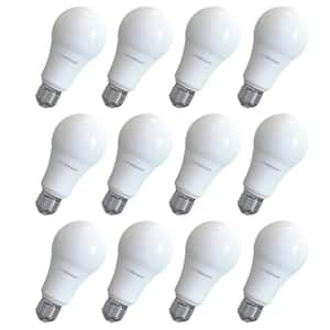 60-Watt EQ A19 E26 General Purpose Non Dimmable LED Light Bulb 2700K (12-Pack)