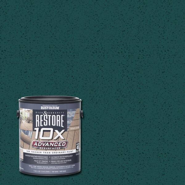 Rust-Oleum Restore 1 gal. 10X Advanced Tile Green Deck and Concrete Resurfacer
