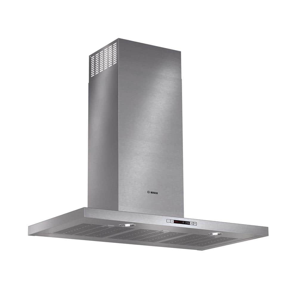 Bosch 500 Series 36 in. Box Style Canopy Range Hood with Lights in Stainless Steel, Silver