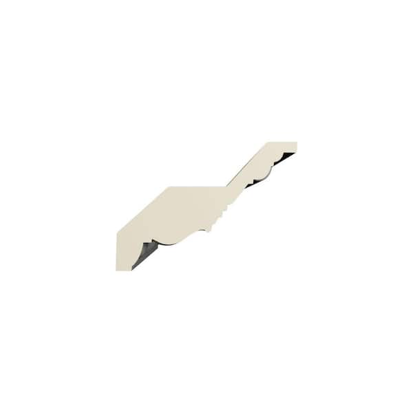 Ekena Millwork Arianna 6.625 in. D x 8.25 in. W x 96 in. L Polyurethane Crown Moulding