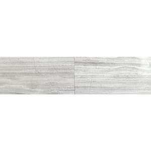 White Oak 6 in. x 24 in. Honed Marble Floor and Wall Tile (10 sq. ft./Case)