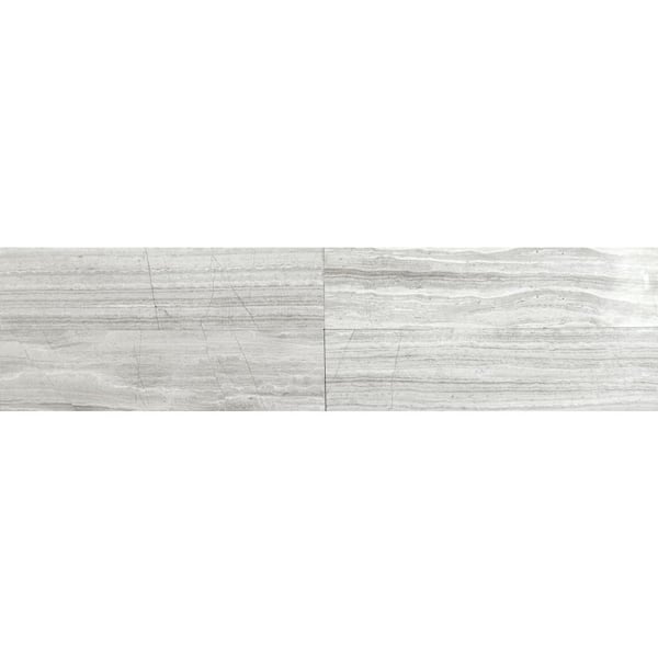MSI White Oak 6 in. x 24 in. Honed Marble Floor and Wall Tile (10 sq. ft./Case)