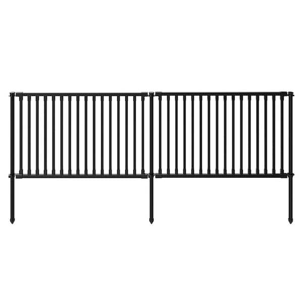 Zippity Outdoor Products 2 ft. H x 3 ft. W Zurich Black Poly-Steel