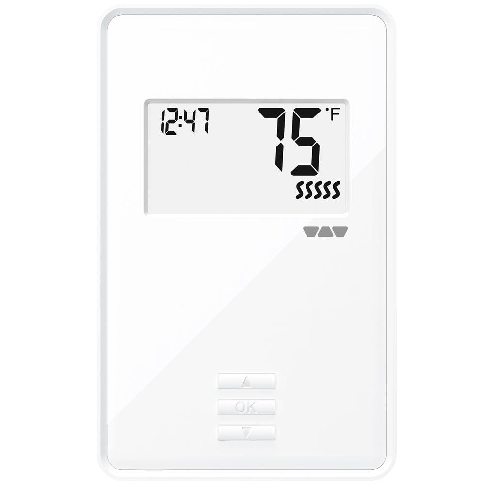 Ditra-Heat Non-Programmable Thermostat, Bright White price history on PriceWatchPro
