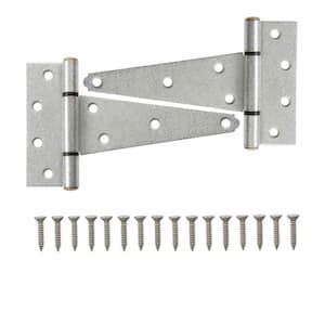 6 in. Galvanized Gate Tee Hinge (2-Pack)