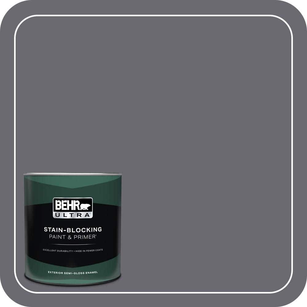 1 qt. #T16-15 Charcoal Plum Semi-Gloss Enamel Exterior Paint & Primer price history on PriceWatchPro