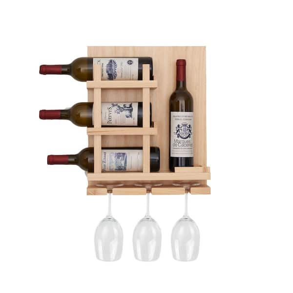 4 bottle wine online rack