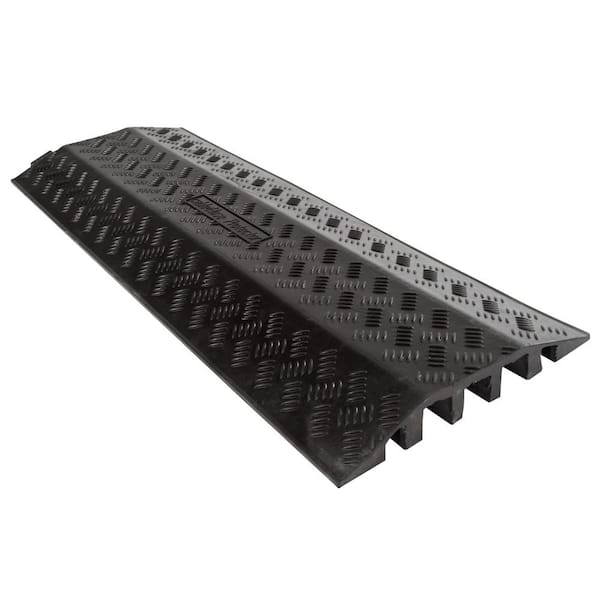 Guardian 3-Channel Drop-Over Cable Protector Ramp for 1.375 in. Dia Cables