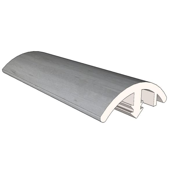 Islander Driftwood 0.51 in. Thick x 1.42 in. Wide x 72.05 in. Length Vinyl Overlap Reducer Molding