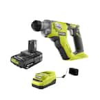 ONE+ 18V Cordless 1/2 in. SDS-Plus Rotary Hammer Drill with 2.0 Ah Battery and Charger