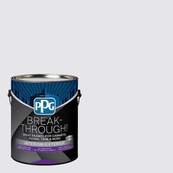 1 gal. PPG1168-1 Moon Lily Semi-Gloss Door, Trim & Cabinet Paint