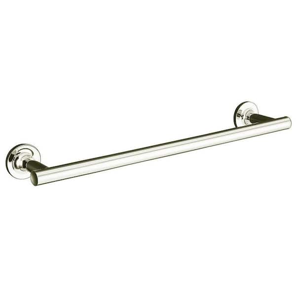 KOHLER Purist 18 in. Towel Bar in Vibrant Polished Nickel