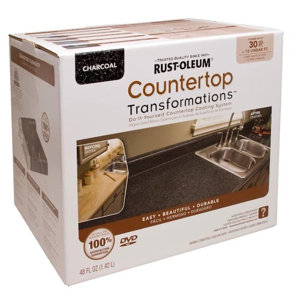 Rust-Oleum Transformations 48 oz. Charcoal Small Countertop Kit