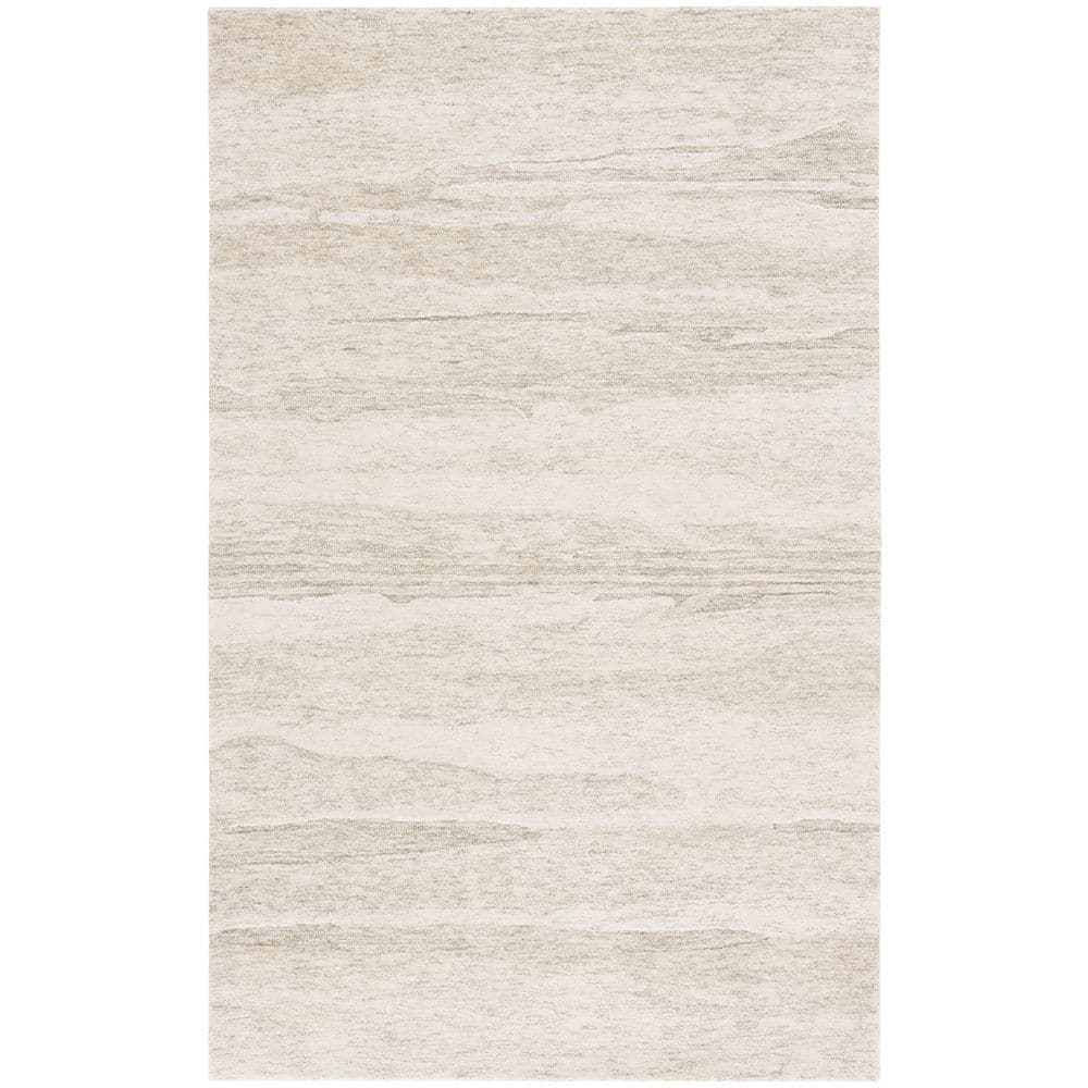 Ebony 4 ft. x 6 ft. Light Green/Ivory Abstract Striped Area Rug price history on PriceWatchPro
