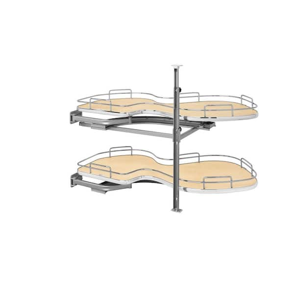 Rev-A-Shelf Left-Handed Two-Tier Organizer for A Blind Right