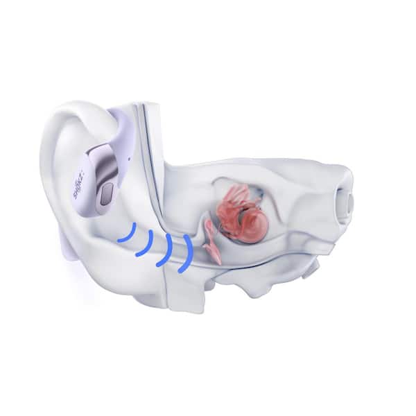 SHOKZ OpenFit 2+True Wireless Bluetooth Earbuds Purple T921-ST-PR