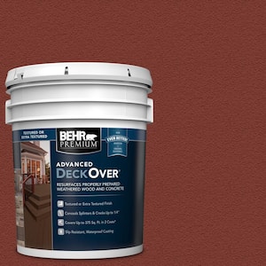5 gal. #SC-330 Redwood Textured Solid Color Exterior Wood and Concrete Coating