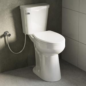 21 in. High Toilet, 1.28 GPF Efficient Flush, Extra Tall Toilet with Elongated Comfort Bowl, and Soft-Close Seat