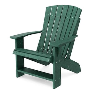 Heritage Turf Green Plastic Outdoor Adirondack Chair