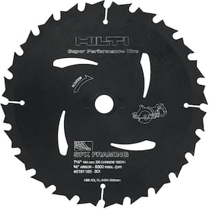 SPX 7-1/4 in. 24-Teeth per in. Carbide Tipped Framing Circular Saw Blade (15-Pieces)