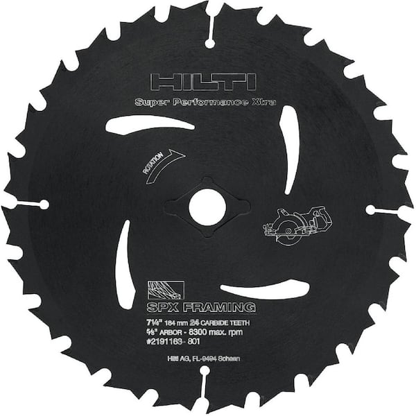 SPX 7-1/4 in. 24-Teeth per in. Carbide Tipped Framing Circular Saw Blade (15-Pieces)