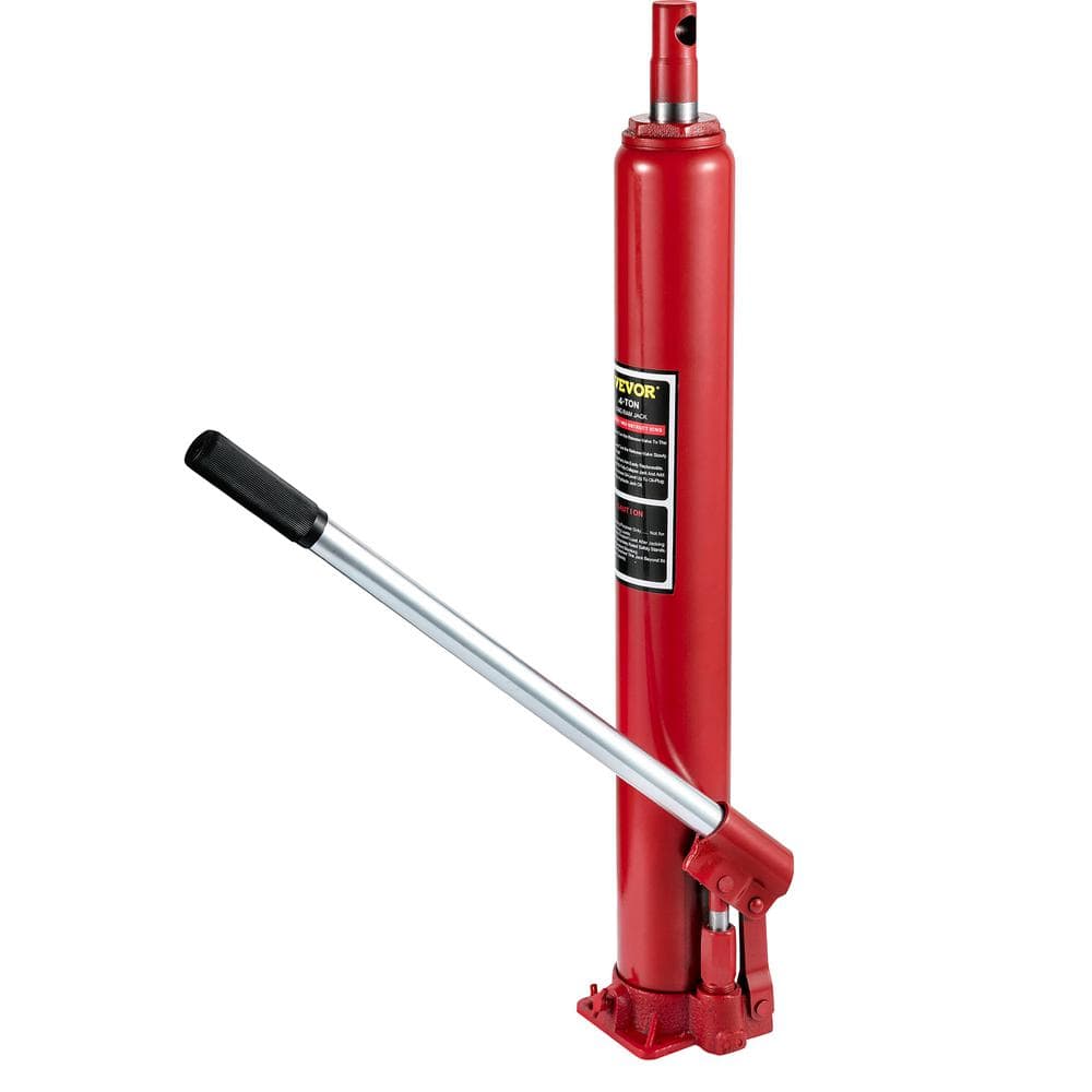4-Tons 8818 lbs. Red Hydraulic Long Ram Jack Manual Cherry Picker with Single Piston Pump, Flat Base and Handle price history on PriceWatchPro