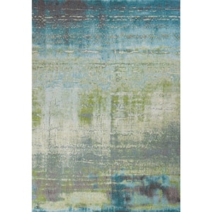 Stella Blue/Green 8 ft. x 11 ft. Area Rug
