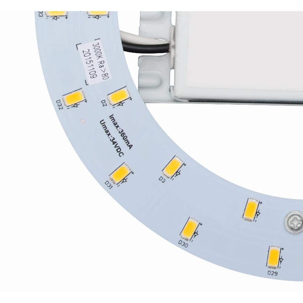 6'' White Aluminum Dimmable LED Retrofit Lighting Kit