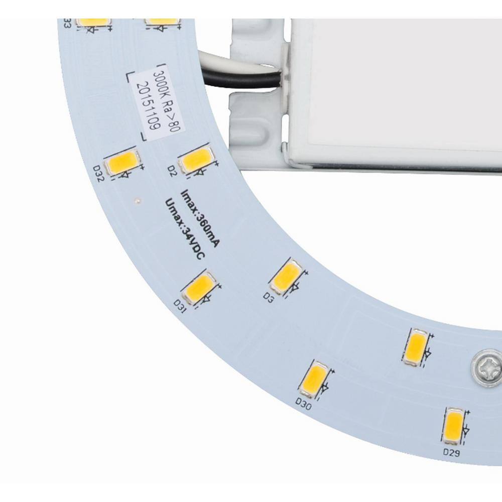 6'' White Aluminum Dimmable LED Retrofit Lighting Kit