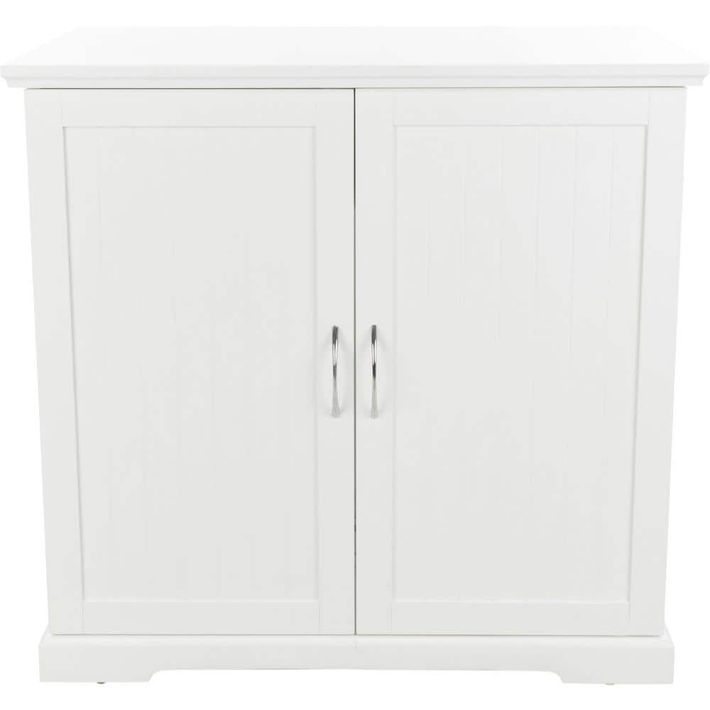 TRIXIE XL Wooden Litter Box Enclosure with Drawer, White 40236 The Home Depot