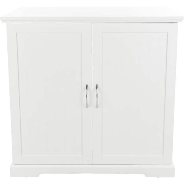 TRIXIE XL Wooden Litter Box Enclosure with Drawer, White 40236 The Home Depot