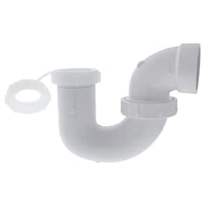 1-1/2 in. or 1-1/2 in. x 1-1/4 in. PVC DWV Hub x Slip-Joint P-Trap