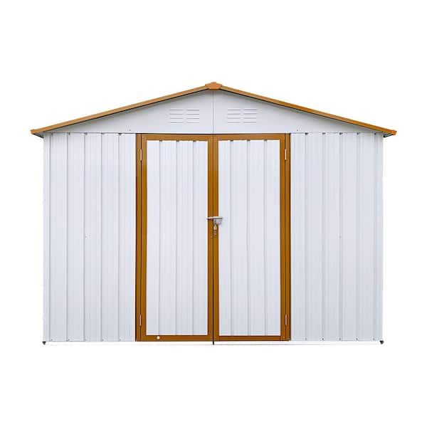 Tatayosi 6 ft. W x 8.3 ft. D Outdoor Metal Garden Sheds Storage Sheds, Coverage Area 48.97 sq. ft.