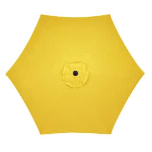 9 ft. Market Tiltable Patio Umbrella in Yellow