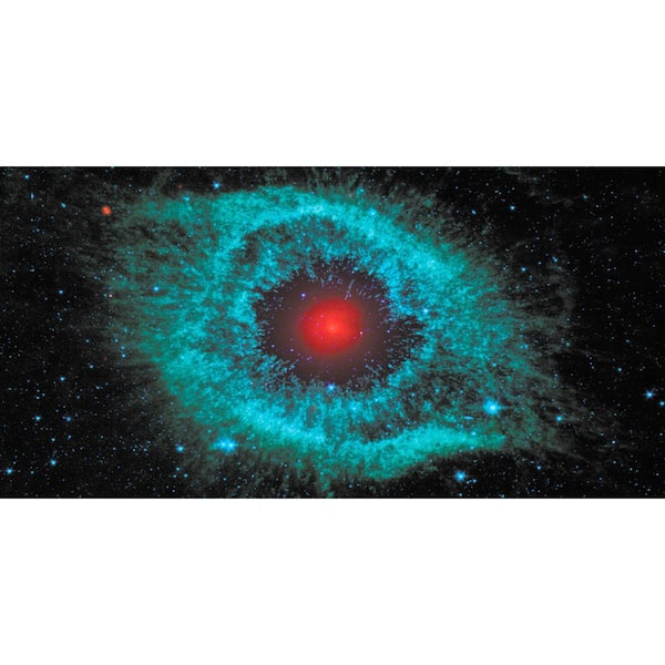 Biggies Helix Nebula View - Weather Proof Scene for Window Wells or Wall Mural - 54 in. x 27 in.