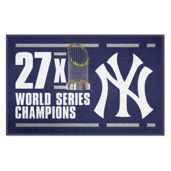 FANMATS New York Yankees Blue Dynasty 19 in. x 30 in. Starter Mat Accent Rug