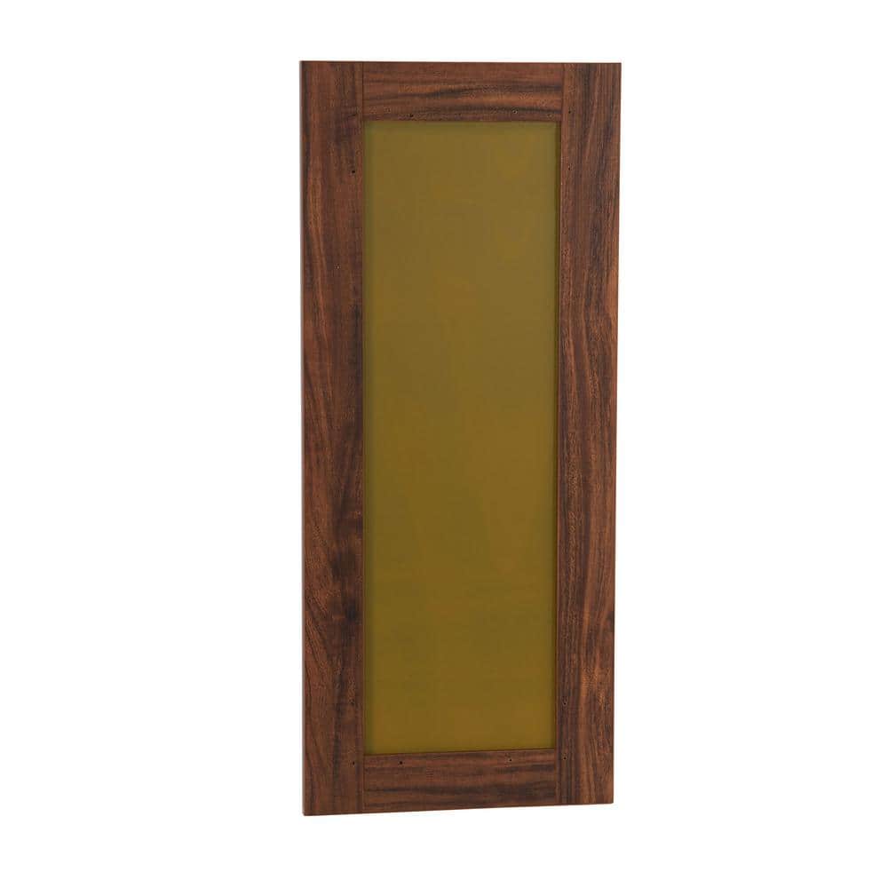 Rustic Hickory Full Length Rectangular Wood Wall Mirror
