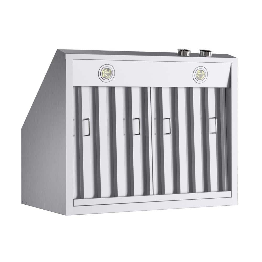 30-Inch Stainless Steel Under Cabinet Range Hood with LED Lights