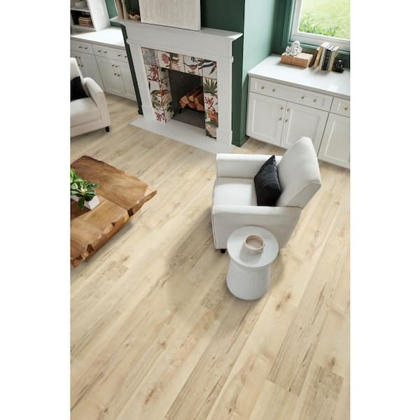 Pergo Outlast+ Buff Weathered Maple 12 mm T x 7.4 in. W Waterproof Laminate Wood Flooring (19.63 sq. ft./Case)